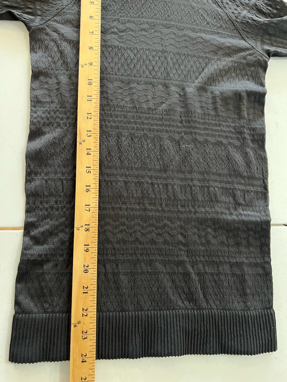 Lululemon Rest Less Hoodie Seamless Black Women's Long-Sleeved Shirt Est. 4 - Picture 6 of 11